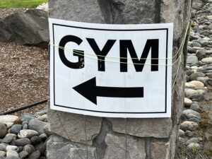 volleyball Gym sign