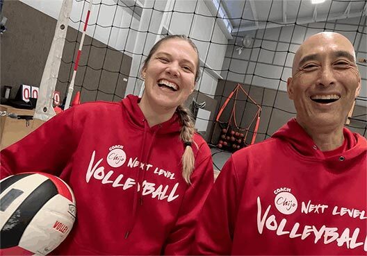 volleyball coaches chijo and monica